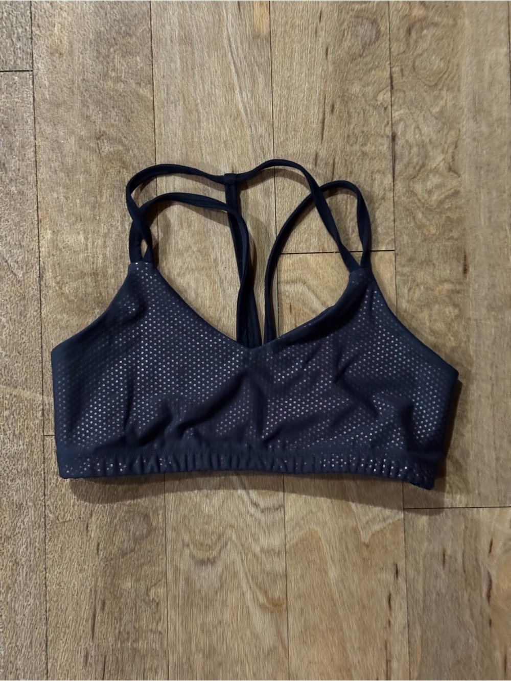 Beyond Yoga Twinkle Polka Dot Shimmer Sports Bra Size Medium
